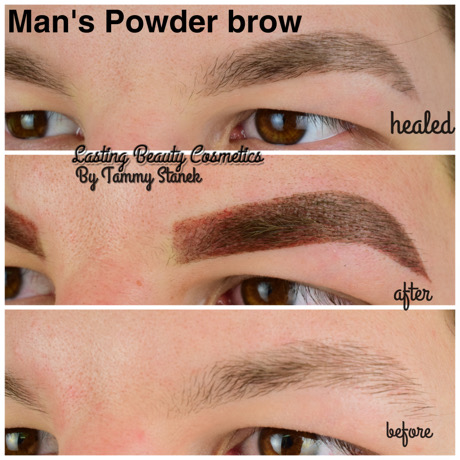 Mans Powder brow